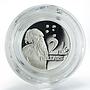 Australia 2 dollars Aboriginal Flora Southern Cross silver proof coin 1988