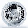 Australia 1 dollar Australian Kangaroo wild nature silver proof coin 2011