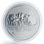 Australia 8 dollars Lunar Calendar series II Year of the Mouse silver coin 2008