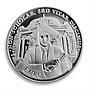 Bulgaria 10 Leva Higher Education Silver Proof Coin 2001