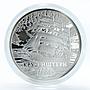 Belarus 20 rubles Seafaring Kruzenstern Ship Clipper hologram silver coin 2011