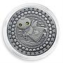 Belarus 20 rubles Zodiac Signs Sagittarius zircons silver coin 2009