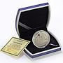 Belarus 20 rubles Fairy Tales Alice in Wonderland zircon silver coin 2007