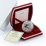 Belarus 20 rubles Love My Heart Swarovski crystals silver coin 2010