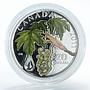 Canada 20 dollars Maple Leaf Crystal Raindrop proof silver coin 2011