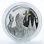 Congo 10 francs Benedictus XVI Cologne silver coin 2005