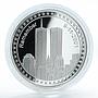 Congo 10 francs World Trade Center Remember 9-11-2001 proof silver coin 2006