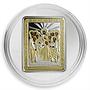 Cook Islands 5 dollars Russian Icons Assumption of Mary Uspenie silver coin 2011