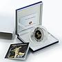 Cook Islands 5 dollars Angels Amor Victorious Caravaggio color silver coin 2012