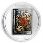 Cook Islands 5 dollars Europe Grandmasters Jan Matejko Pearl silver coin 2009