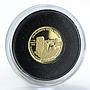 Cook Islands 10 dollars 12 Wonders of Ukraine Khortytsia gold proof coin 2009