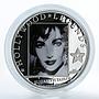 Cook Islands 5 dollars Hollywood Legends Elizabeth Taylor silver coin 2011