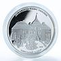 Cook Islands 5 dollars Olesko Castle 12 Wonders of Ukraine silver coin  2009