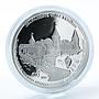 Cook Islands 5 dollars 12 wonders National Reserve Kamyanets silver coin 2009