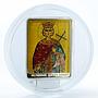Cook Islands 5 dollars Faith and Icons series Saint Helena silver coin 2010