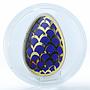 Cook Islands 5 dollars Imperial Eggs in Cloisonne Egg - pine cone silver 2012
