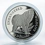 Cook Island 50 Dollars Endangered World Wildlife Mandrill proof silver coin 1992