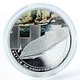 Cook Islands 1 dollar Famous Naval Battles Hampton Roads Ship silver coin 2010