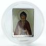 Cook Islands 5 dollars Patron Saints St. Oleg proof colorized silver coin 2011