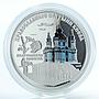 Cook Islands 5 dollars Andreevskaya Church Architecture color silver coin 2009