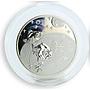 Cameroon 500 francs Zodiac Signs series Pisces hologram silver coin 2010