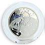 Cameroon 500 francs Zodiac - Sagittarius silver hologram coin 2010