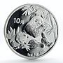 China 10 yuan Panda Series proof silver coin 2007