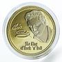 Elvis Presley, The King Of Rock 'n' Roll, Gold Plated Coin, Singer, Token