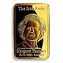 The Iron lady, Margret Thatcher, gold plated bar