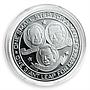 Moon Landing Silver Plated Coin, Apollo 11, Neil Armstrong, Space, NASA, Token
