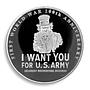 Uncle Sam, USA, 100th Anniversary, First World War, Patriotism, Army, Silver