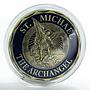 Archangel Michael Guardian of Police Officers Medal to Fallen Officers token