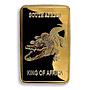 South Africa, Crocodile, Gold Plated bar, Nature, Animal, Wild