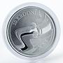 Estonia 10 krooni, XXI Olympic Winter Games in Vancouver, silver proof coin 2010