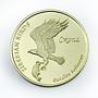 Falcon Island 5 dollars Siberian Birds Osprey coin 2018