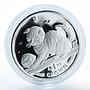 Isle of Man 1 crown Home Pets Scottish Fold Cat Animals proof silver coin 2000