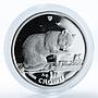 Isle of Man 1 crown Home Pets British Blue Cat Animals proof silver coin 1999