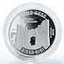 Kazakhstan 500 tenge Aisha Bibi Architectural Monuments silver coin 2003