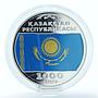 Kazakhstan 1000 Tenge 10th Anniversary of National Currency silver coin 2003