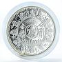 Liberia 5 dollars Apostle Thaler religion silver coin puzzle 2008