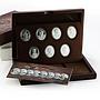 Niue set of 7 coins Great Ukrainian Hetmans proof silver coins 2013