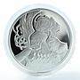 Niue 1 dollar Ancient Love Stories Samson and Dalila proof silver coin 2010