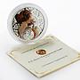 Niue 1 dollar Alphonse Mucha Zodiac Signs series Taurus colored silver coin 2011