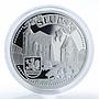 Niue 1 dollar Hanseatic Towns Slupsk silver proof coin 2010