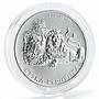 Niue 2 dollars Czech Lion silver coin 2018