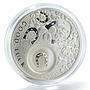 Niue 1 dollar Horse shoe Good Luck silver coin 2010