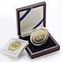 Niue 2 dollars Orthodox Uspenie Most Holy Mother of God gilded silver coin 2013