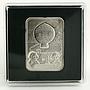 Niue 1 dollar How Man Conquered the Skies silver rectangular coin 2010