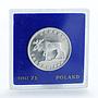 Poland 100 zlotych Protection of environment Elk silver coin 1978