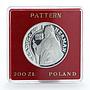 Poland 200 zlotych King Wladyslaw the First Herman proba proof silver coin 1981